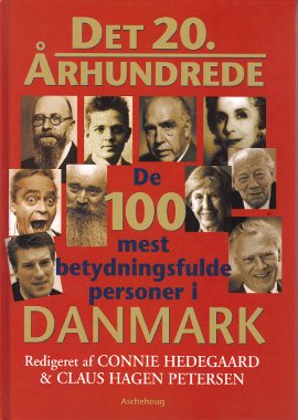 Bog - Det 20. århundrede - De 100 mest betydningsfulde personer i Danmark